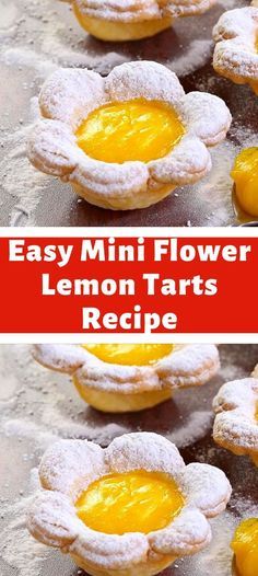 Flower Lemon Tarts, Easy Xmas Dessert, Mini Lemon Tarts, Easy Tart Recipes, Lemon Tarts, Lemon Tart Recipe, Xmas Desserts, Tarts Recipe, Salted Caramel Fudge