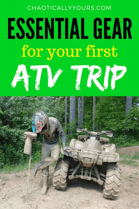 Essential Gear For Your First ATV Trip - Chaotically Yours Utv Riding Outfit Woman, Four Wheeling Outfit, Utv Outfit Woman, What To Wear Atv Riding Women, 4 Wheeler Outfit, Atv Camping, 4 Wheeling Outfit, Atv Riding Outfit, Atv Riding Outfit Black Women