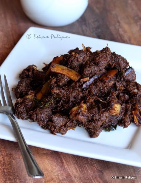 Beef Roast Recipe, Indian Beef Recipes, Rice Fried, Kerala Recipes, Plain Rice, Mutton Recipes, Beef Roast, Beef Gravy, Roast Beef Recipes