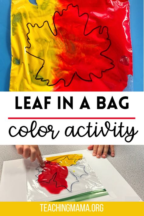 Sensory Leaf Painting, Leaves Fine Motor Activities, Fine Motor Leaf Activities, Open Ended Fall Activities For Preschool, Harvest Fine Motor Activities, Leaf Centers Preschool, Red Leaf Yellow Leaf Activities, Leaf Sensory Activities, Leave Activities For Toddlers