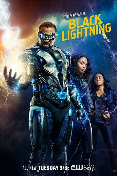 Black Lightning Tv Show, Cress Williams, Nature Movies, Blythe Danner, Black Lighting, Anne Mcclain, China Anne Mcclain, China Anne, Black Comics