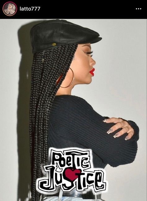 Poetic Justice Outfit, Big Latto, Poetic Justice Braids, The Rap Game, Poetic Justice, Female Rappers, F U, Janet Jackson, Twist Braids