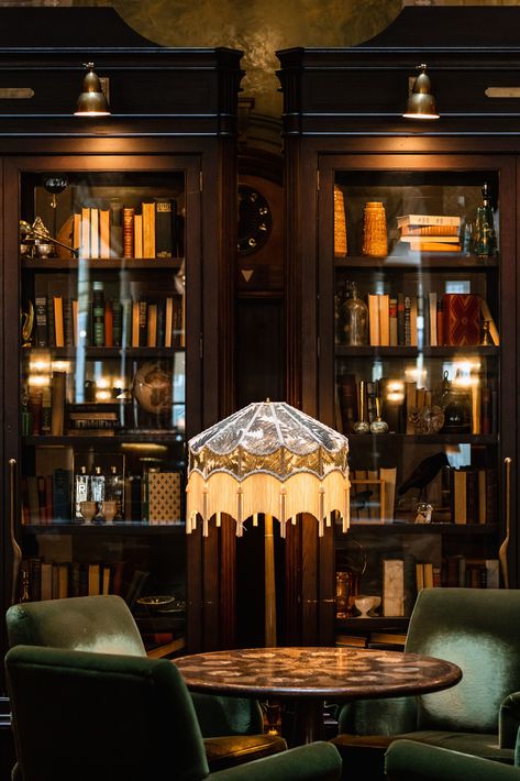 The Beekman, a Thompson Hotel | Downtown NYC Luxury Hotel Beekman Hotel, Speakeasy Decor, Thompson Hotel, Library Bar, Joe Thomas, Downtown Nyc, Lobby Bar, Nyc Hotels, One World Trade Center