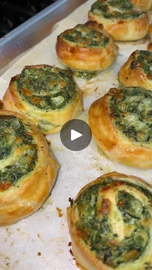 Spinach Puffs Recipe, Spinach Puff, Sarah Marie, Super Bowl Sunday, Creamed Spinach, Spinach Dip, Egg Wash, Rolls Recipe, Yellow Onion