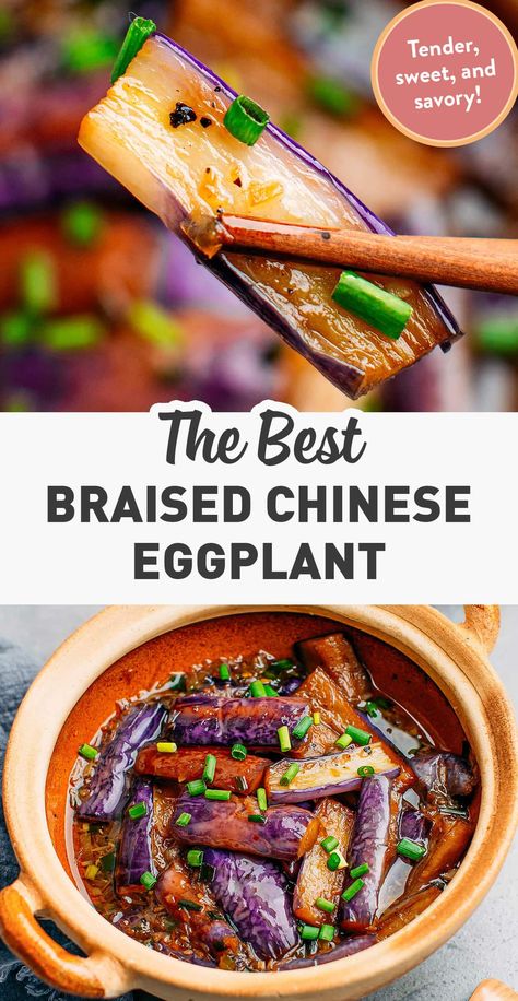 How To Cook Chinese Eggplant, Chinese Egg Plant Recipes, Chinese Braised Eggplant, Chinese Eggplant Recipes Healthy, Eggplant Chinese Recipe, Chinese Eggplant Recipes Easy, Asian Eggplant Recipes, Japanese Eggplant Recipe, Filipino Eggplant