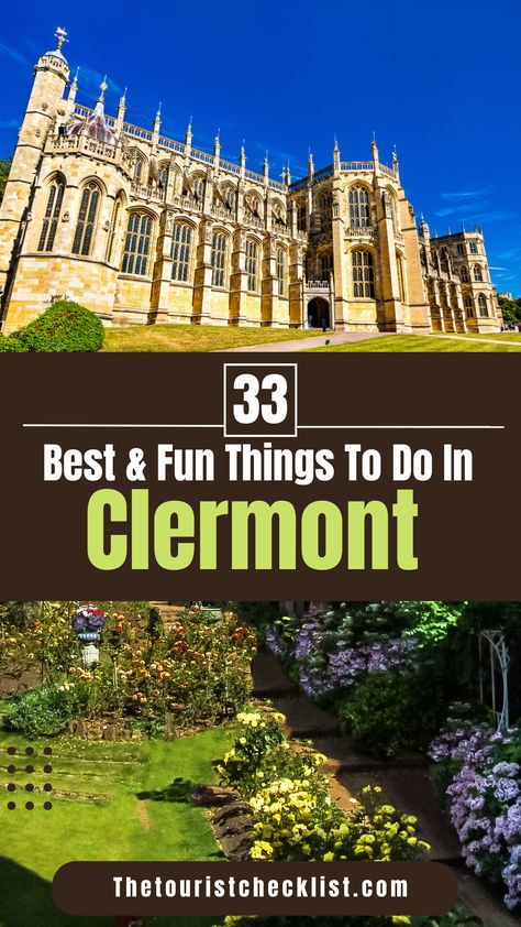 Would you like to explore Clermont, FL? This travel guide brings you top attractions, best activities, places to visit as well as best things to do in Clermont, Florida. Plan your travel itinerary & bucket list now!. #clermont #florida #thingstodoinclermont #floridatravel #usatrip #ustravel #travelusa #ustraveldestinations #travelamerica #vacationusa #americatravel Windsor Canada, Clermont Florida, Summer Fest, Splash Park, Ontario Travel, Windsor Ontario, Usa Travel Guide, Us Travel Destinations, Vacation Usa