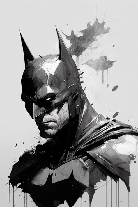 #sketch #sketchbook #marvel #batman #heroes Batman Art Drawing Pencil, Batman Comic Tattoo, Comic Panel Tattoo, Batman Art Dark, Batman Realistic, Batman Tattoo Ideas, Dirty Sketching, Batman Tattoo Sleeve, Batman Portrait