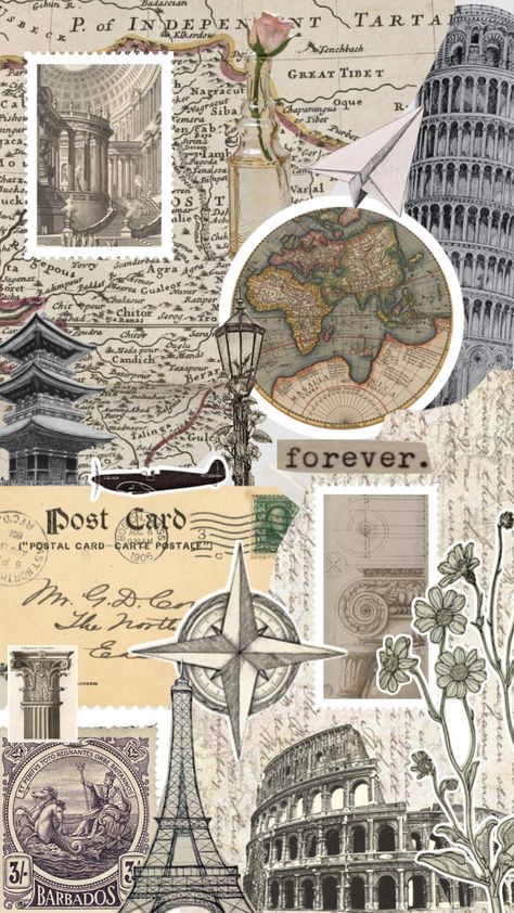 #traveling Iphone Wallpaper Travel, Athletic Wallpaper, Newspaper Background, Vintage Colour Palette, Kobe Bryant Pictures, Scrapbooking Layouts Baby, Cute Fall Wallpaper, Open Art, Paper Background Texture