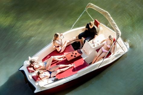 Joyboat Electric Boat Electric Pontoon Boat, Classic Boats For Sale, Small Pontoon Boats, Wood Boat Plans, Make A Boat, Buy A Boat, Build Your Own Boat, Electric Boat, Lake Boat