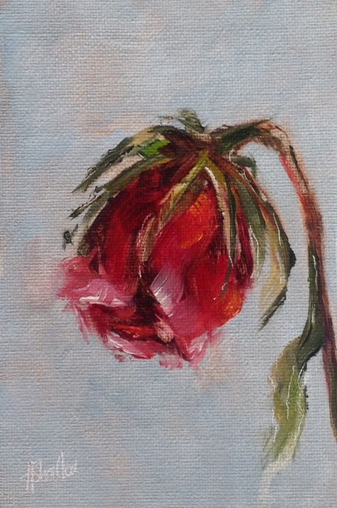 Paintings in the Post Creative Drawing Prompts, Oil Pastel Art, Daily Painting, Nature Art Painting, Creative Painting, A Level Art, Rose Painting, Art Inspiration Painting, Book Art Drawings