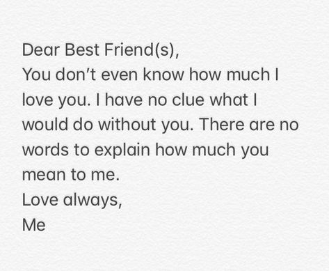 Yeah so I suck at telling people they’re awesome but hey I got the best people in the world by my side #bestfriendsayings My Best Friend Is Beautiful, Bff Journal, Bff Things, Moody Quotes, Friend Stuff, Dear Best Friend, Best Friend Love, Just Love Me, Bestest Friend