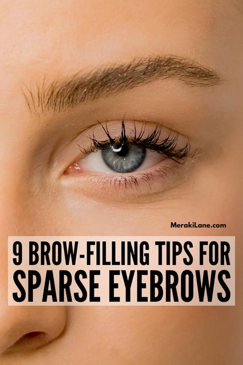 Fill In Sparse Eyebrows, Darken Eyebrows, Feathery Brows, Thicker Brows, Grow Eyebrows Thicker, Eyebrow Products, Get Thick, Light Eyebrows, How To Do Eyebrows