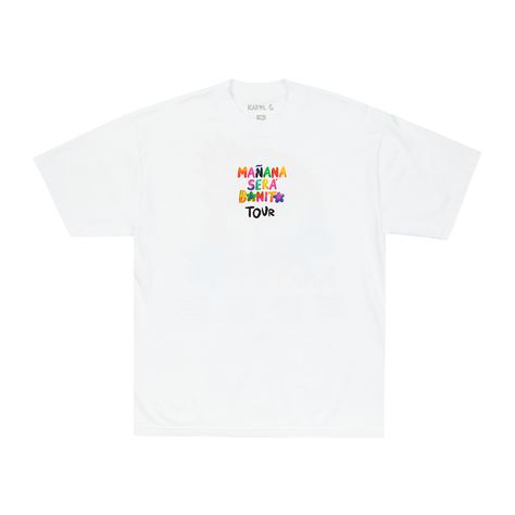 MERCHANDISE – Karol G Official Store Karol G Merch, Off White Hoodie, Rainbow Graphic, Classic White Shirt, Vinyl Cd, Panel Hat, Tour Dates, White Tee, White Hoodie