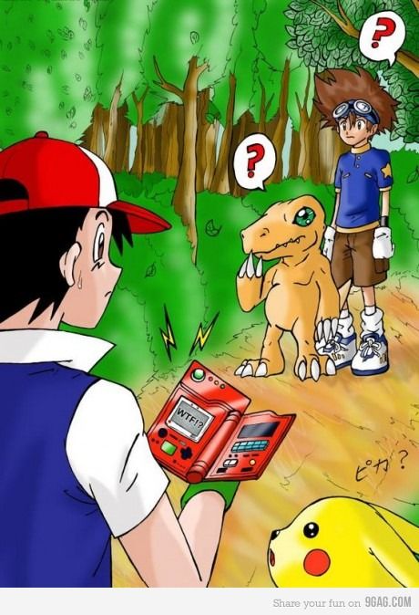 Pokemon V.S. Digimon Pokemon Vs Digimon, Pokemon Adventures Manga, Fox Kids, Worlds Collide, Digimon Digital Monsters, Pokemon Comics, Nerd Girl, Pokemon Fan Art, Catch Em All