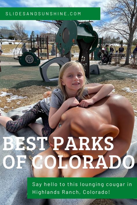 Cougar Run Park in Highlands Ranch CO | Slides and Sunshine Best Playgrounds, Toddler Play Area, Ropes Course, Fun Things, Join Us, Fun Things To Do, Colorado, Slides, Things To Do