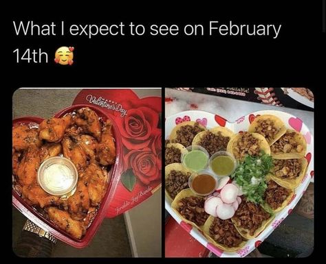 Valentines Tacos, Food Memes, Junk Food Snacks, Valentines Day Food, Valentine's Day Recipes, Bbq Ribs, Chicken Nuggets, Food Obsession, Funny Pics