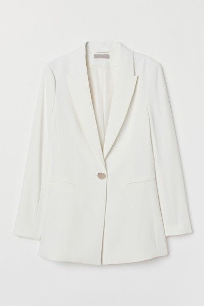 White Blazer Women, Green Homecoming Dresses, Color Palette Challenge, Causual Outfits, Single Breasted Jacket, White Jacket, White Blazer, Girls Fashion Clothes, Material Girls