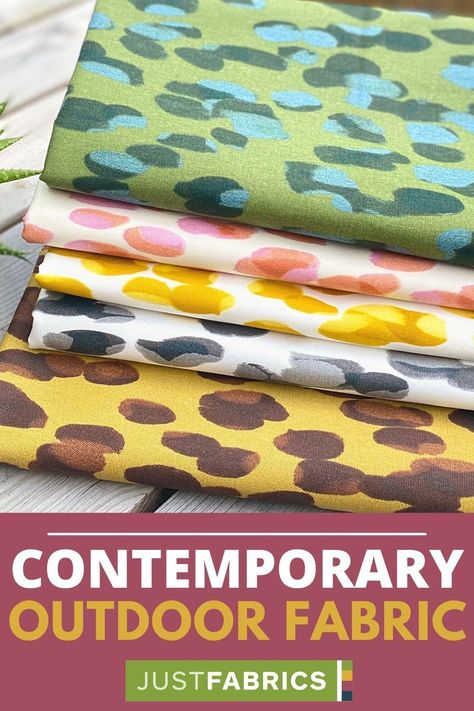 Add a contemporary feel to your outdoor decor with this range of fabrics. Be inspired for garden ideas with fabrics that include tropical designs, colourful stripes and bold geometrics. Outdoor Fabric Ideas, Outdoor Fabrics, Outdoor Upholstery Fabric, Summer Living, Summer Home Decor, Tropical Design, Contemporary Outdoor, Curtain Material, Curtain Fabric