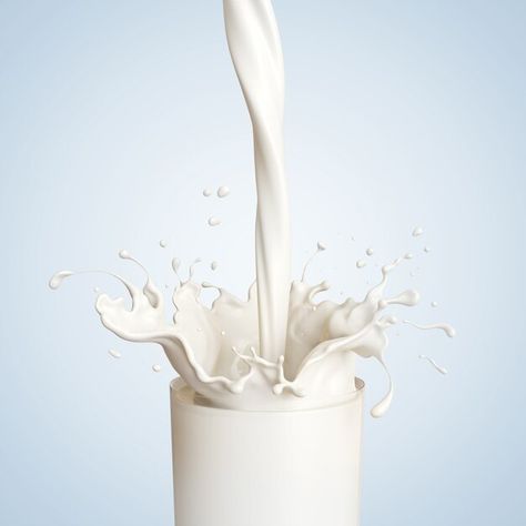 Milk splash in the glass on white backgr... | Premium Photo #Freepik #photo #drink-milk #milk #milk-glass #glass-milk Liquid Cheese, Milk Photography, Organic Hand Cream, Milk Face, Organic Body Lotion, Fermented Milk, Fragrance Photography, Milk Splash, Spilled Milk