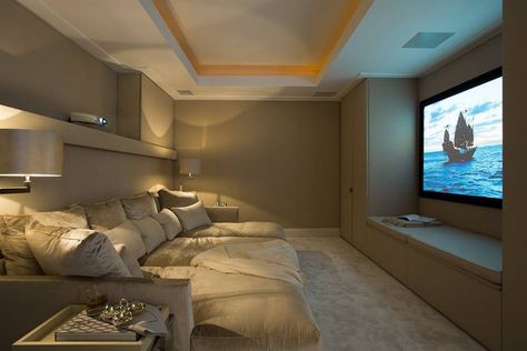 Basement Home Theater, Casa Clean, Home Cinema Room, At Home Movie Theater, Casa Country, Enchanted Home, Home Theater Rooms, Home Theater Design, Cinema Room