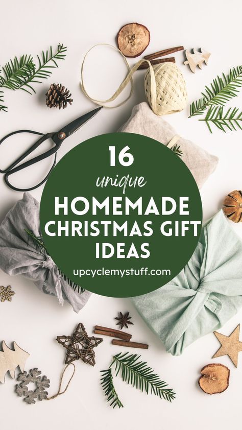 Looking for DIY Christmas gift ideas this year? This list from Upcycle My Stuff features lots of easy homemade gifts you can make for family, friends or co-workers! These unique handmade Christmas gift ideas are so easy to make and they'll never know they are handmade. With lots of different Christmas craft projects, you're bound to find a gift you can make for someone special. These are unique Christmas gifts you'll love making and they'll love to receive! Check out the list now. Handmade Gifts People Actually Want, Sweatshirt Gift Ideas, Great Diy Christmas Gifts, Christmas Gift Projects, Homemade Useful Gifts, Nice Diy Christmas Gifts, Adult Diy Christmas Gifts, Unique Handmade Christmas Gifts, Cheap Cute Christmas Gifts