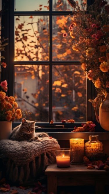 Earthy Modern Living Room, Aesthetic Fall Vibes, Earthy Modern, Living Room Aesthetics, Home Corner, Romantic Candlelight, Fantasy Rooms, Autumn Candle, Room Aesthetics