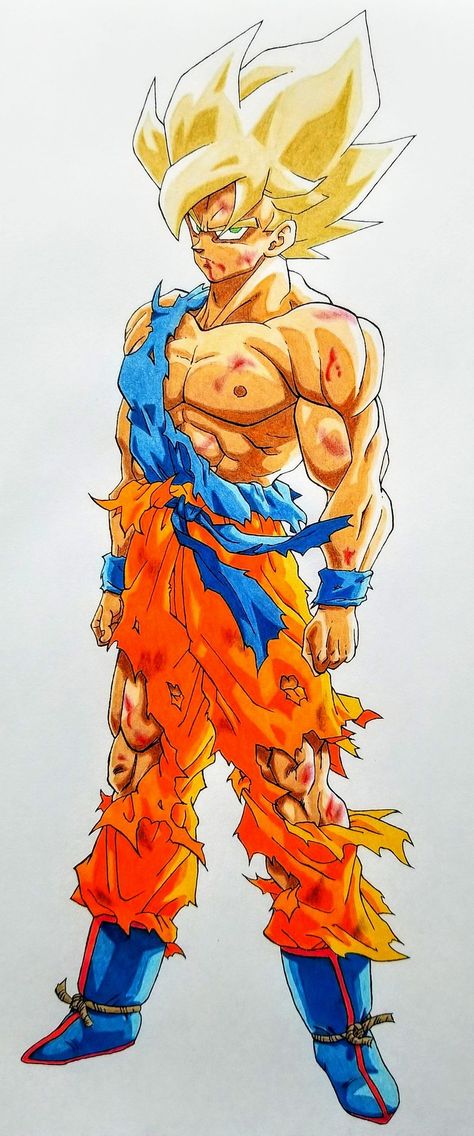 Goku Drawing Super Saiyan, Go Ku Dragon Ball Drawing, Son Goku Drawing, Goku Ssj4 Drawing, Goku Ssj3 Drawing, Goku Super Saiyan Wallpapers, Goku Art, Rayquaza Pokemon, Image Dbz