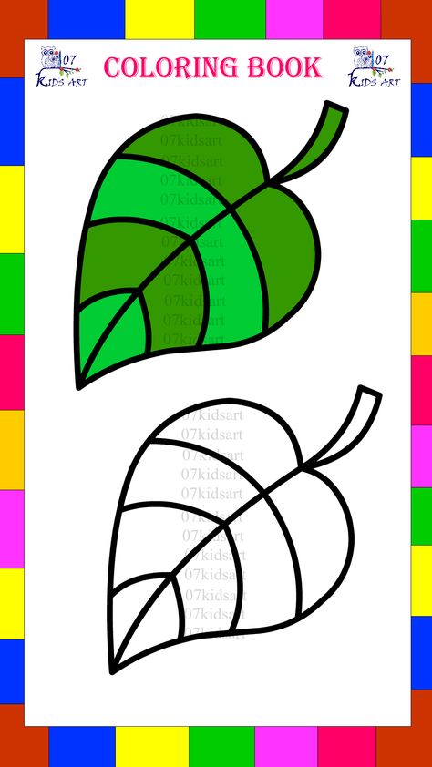 draw a leaf . leaf drawing for kids , coloring page for kids , simple leaf drawing . leaf art , easy leaf drawing , green leaf drawing , leaf painting , kidsdrawing , kids leaf drawing , leaf art tutorial , coloring leaf , leaf coloring page , piple leaf drawing . viral art ,trending drawing , Jute Painting, Draw A Leaf, Cartoon Drawing For Kids, Kid Drawing, Drawing Kids, Art Kits For Kids, Easy Art For Kids, Preschool Arts And Crafts