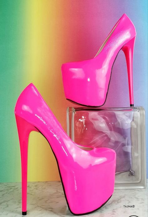 Pink High Heels, Platform High Heel Shoes, Club Shoes, Leopard Heels, High Heel Platform, Pink Pumps, Fashion Heels, Pink Heels, Fashion High Heels