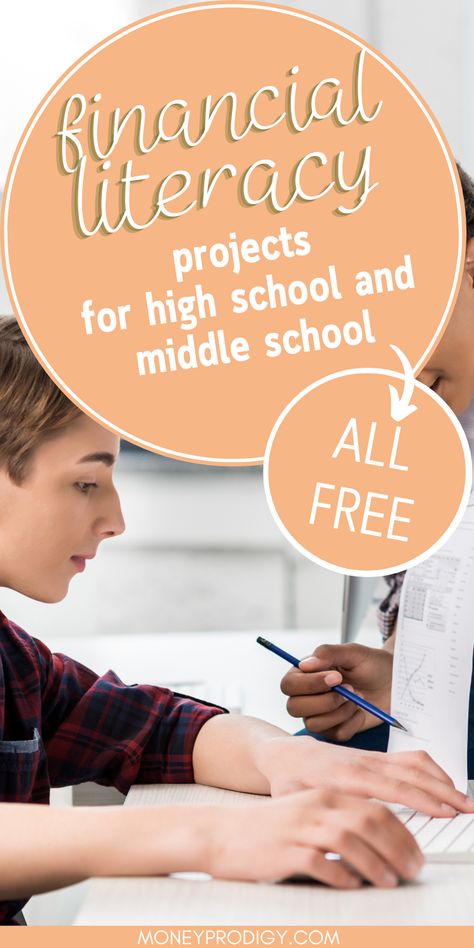 Homeschool Extracurricular, Project Based Learning Middle School, Financial Literacy Worksheets, Financial Skills, Fcs Classroom, Financial Literacy Activities, Personal Financial Literacy, Kids Budget, Financial Literacy Lessons