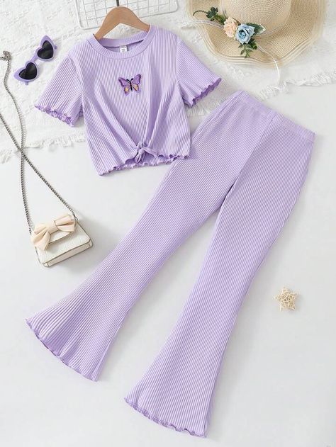 Cute Outfits With Shorts, Birthday Candy, Casual Sportswear, Casual Preppy Outfits, Flare Leg Pants, Cute Preppy Outfits, Casual Girl, Preppy Outfits, Denim Fashion