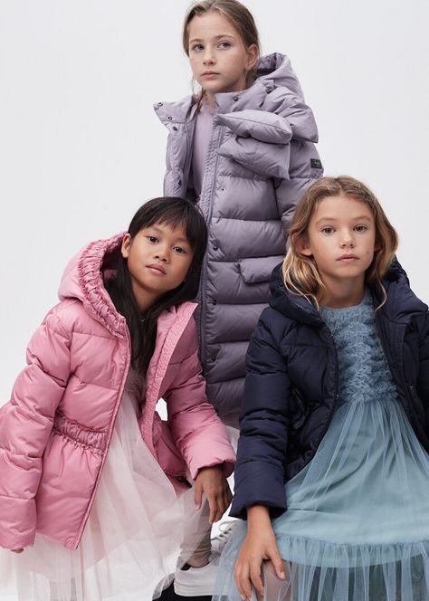 Down Jackets, Winter Kids, Girls Jacket, Model Photography, Quilted Jacket, Winter Wear, Girly Girl, Kids Wear, Puffer Jacket