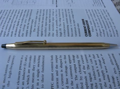 Cross Pen and Book Pen Writing Aesthetic, Montblanc Pen Aesthetic, Cross Pen, Cross Pens, Vintage Pens, Goulet Pens Company, Fine Pens, Mechanical Pencil, Work Tools