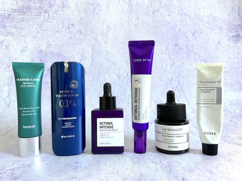 7 Best Korean Retinol Products - The Skincare Enthusiast Korean Retinol Products, Korean Skincare Retinol, Korean Retinol, Best Retinol Products, Retinol Products, Retinol Oil, Retinol Skincare, Best Korean Skincare, Retinol Eye Cream