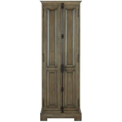 Home Decorators Collection Naples 24 in. W x 17 in. D x 74 in. H Bathroom Linen Cabinet in Warm Cinnamon-NACL2474 - The Home Depot Freestanding Linen Cabinet, Linen Storage Cabinet, Craftsman Style Doors, Almond Latte, Linen Cabinets, Bathroom Linen Cabinet, Raised Panel Doors, Bath Cabinets, Linen Cabinet