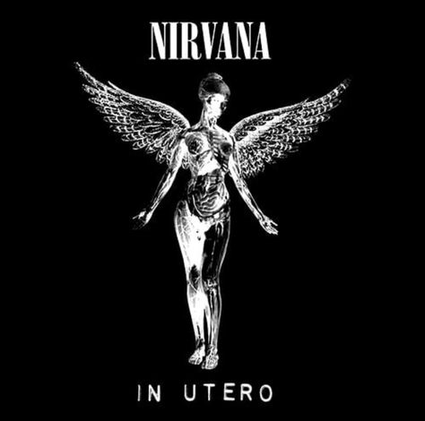 Nirvana In Utero Wallpaper, In Utero Wallpaper, Nirvana In Utero, Wallpaper Black And White, In Utero, Wallpaper White, Wallpaper Black, Nirvana, Cover Art