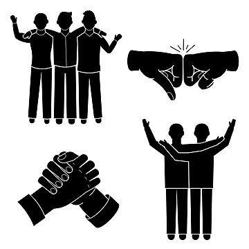 style,hand,icons,trust,design,set,on,support,stick,frienship,background,brotherhood,hood,vector,for,community,family,vintage,silhouette,shake,join,brothers,shoulder,black,social,together,person,unity,sisterhood,handshake,fraternity,friends,united,symbol,mate,isolated,shaking,fellowship,relationship,brother,hands,business,icon,web,solidarity,simple,compassion,teamwork,buddy,friendship,of,logo,white,love,team,man,confraternity,hug Brothers Logo Design, Symbols That Represent Family, Friendship Logo, Unity Symbol, Brotherhood Tattoo, Hugging Drawing, Trust Design, People Hugging, Symbol Drawing