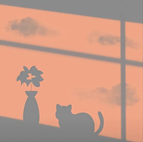 Apple Watch Wallpaper Cat, Window Wallpaper, Cat Shadow, Window Illustration, Cats Art Drawing, Cute Wallpapers For Ipad, A Cute Cat, Cute Cat Wallpaper, Cute Wallpaper