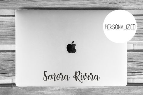 Excited to share this item from my #etsy shop: PERSONALIZED Vinyl Name Decal | Custom Name Sticker | Laptop Decal | Car Decal | Mac | Dell | HP | Script Decal | Sayings | Word Decal Vinyl Name Decal, Name Sticker, Print Decals, Sticker Laptop, Name Stickers, Permanent Vinyl, Laptop Decal, Car Decals, Laptop Stickers