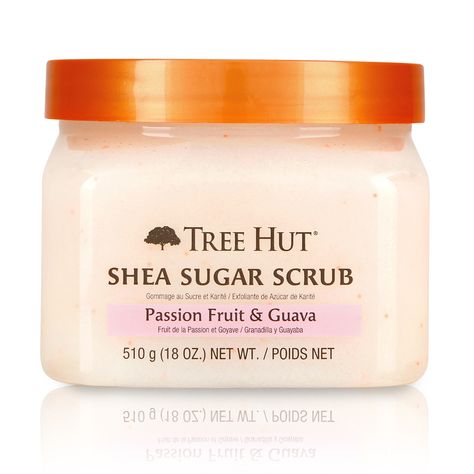 Free 2-day shipping on qualified orders over $35. Buy Tree Hut Shea Sugar Scrub Passion Fruit & Guava, 18oz, Ultra Hydrating and Exfoliating Scrub for Nourishing Essential Body Care at Walmart.com Hygiene Hacks, Skincare Stuff, Shea Sugar Scrub, Perfume Versace, Guava Fruit, Girly Tingz, Scar Remover, Acne Scar, Body Creams