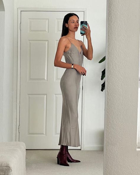 5 Pieces of Sexy and Cool Clothing | Who What Wear UK Tylynn Nguyen, Serena Dress, Slip Dress Outfit, 2022 Outfits, Cool Clothing, Open Back Maxi Dress, White Slip Dress, Pretty Skirts, St Agni