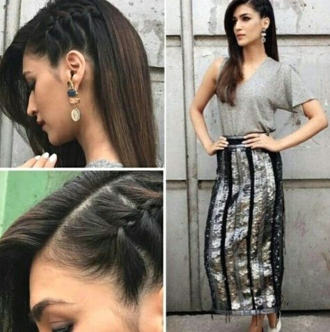 Kriti Sanon Hairstyles, Open Hair, Hair Style Vedio, Hair Curling Tips, Long Hair Video, Easy Hair Updos, Open Hairstyles, Hair Braid Videos, Kriti Sanon