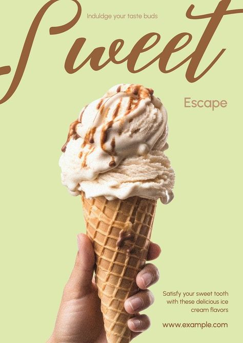 Ice cream poster template | premium image by rawpixel.com / Aew Ice Cream Poster Design Ideas, Ice Cream Design Poster, Dessert Advertising Design, Ice Cream Ads Creative, Ice Cream Graphic Design, Healthy Gelato, Ice Cream Advertisement, Ice Cream Poster Design, Ice Cream Ads