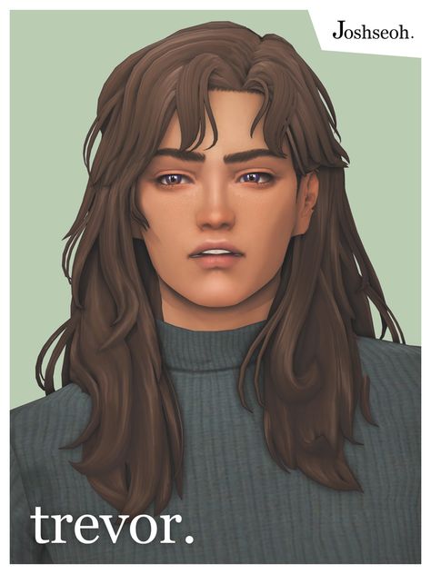 Male Cc Hair Maxis Match, Sims 4 Mens Face Cc, Sims Cc Guy Hair, Long Male Hair Sims 4 Cc, Sims 4 Long Hair Male, Sims 4 Cc Long Hair Male, Sims 4 Short Hair Cc Maxis Match, Sims Finds, Male Sims