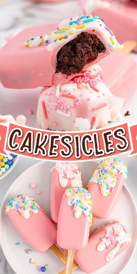 Cakecycle Pops, Cake Popsicles Recipe, Cake Cycle Pops, Cakecicles Recipes, Cakescicles Recipes, How To Make Cakesicles, Cake Popcicles Ideas, Cakesicles Recipes, Cake Lollies