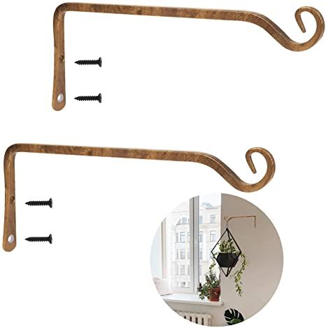 Outdoor Plant Hanger, Helloween Wallpaper, Plant Bracket, Hanging Wall Planters, Wall Plant Hanger, Plant Hooks, Vet Clinic, Outdoor Plant, Hanging Garden