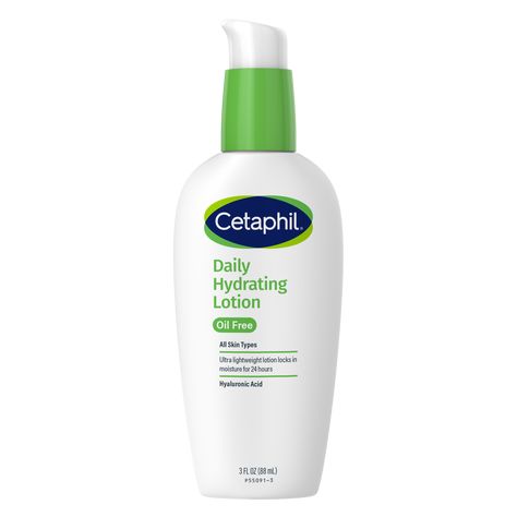 Cetaphil US Oil Free, Hyaluronic Acid, Dry Skin, Skin Types, Lotion, Moisturizer, Skin Care, Skin, Water