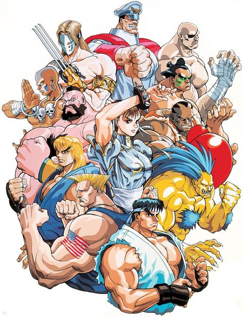 Street Fighter II, by Nishimura Kinu Sagat Street Fighter, Street Fighter Anime, Street Fighter Wallpaper, Capcom Street Fighter, Capcom Vs Snk, Capcom Vs, Dream Cast, Street Fighter Characters, Street Fighter 2