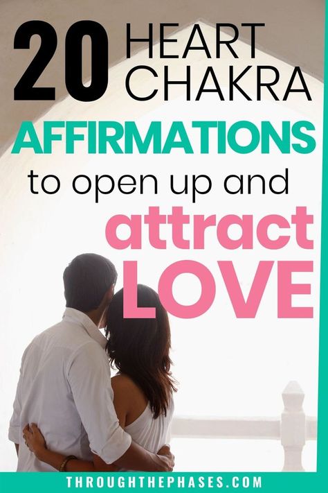 One of my favorite tips to attract love (and even your soulmate) is to work on healing your heart chakra using meditation and affirmations. These heart chakra healing affirmations will open up a blocked heart chakra so you can both give and receive love. Incorporate these mantras into your daily routine for the best results! Blocked Heart Chakra, Chakra Healing Affirmations, Chakra For Beginners, Manifest Soulmate, Chakra Mantra, Art Chakra, Root Chakra Healing, Receive Love, Heart Chakra Healing