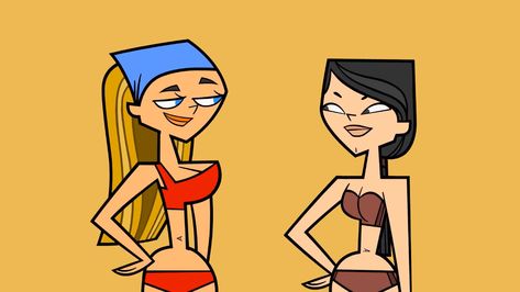 Lindsay And Heather, Total Drama Island Gwen, Heather Total Drama, Gwen Cosplay, Drama Aesthetic, Film Journal, Womens Crop Top, Drama Tv, Drama Tv Series